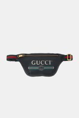 Gucci Leather Logo Web Belt Bag