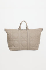 Dior 2024 Leather Maxi Cannage Weekender Bag