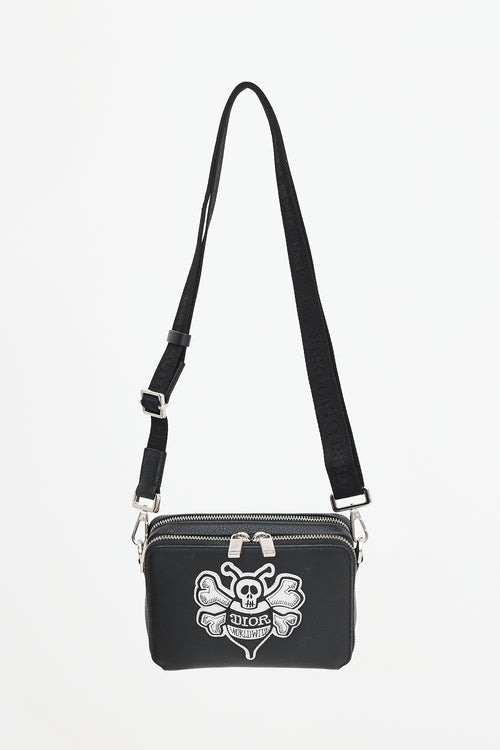 Dior X Shawn Stussy Leather Crossbody Bag