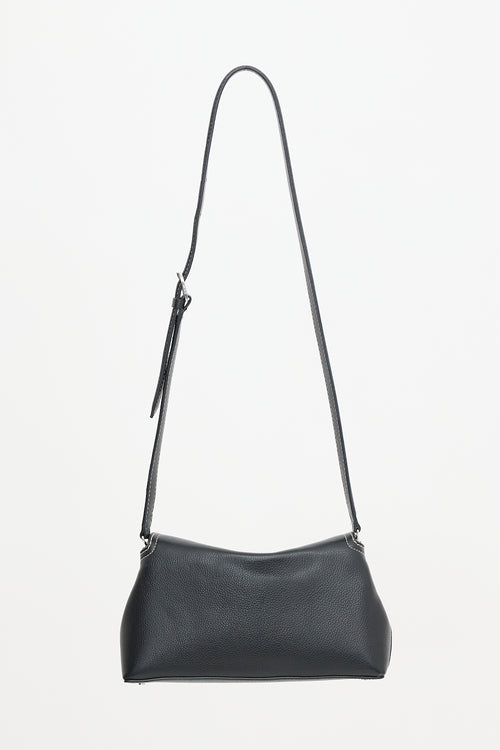 Toteme Leather T-Lock Clutch Bag