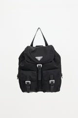 Prada Nylon & Saffiano Leather Small Backpack