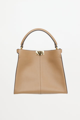 Fendi Leather Medium Peekaboo X-Lite Bag