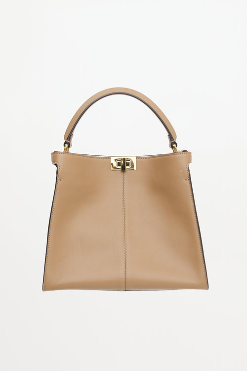 Fendi Leather Medium Peekaboo X-Lite Bag
