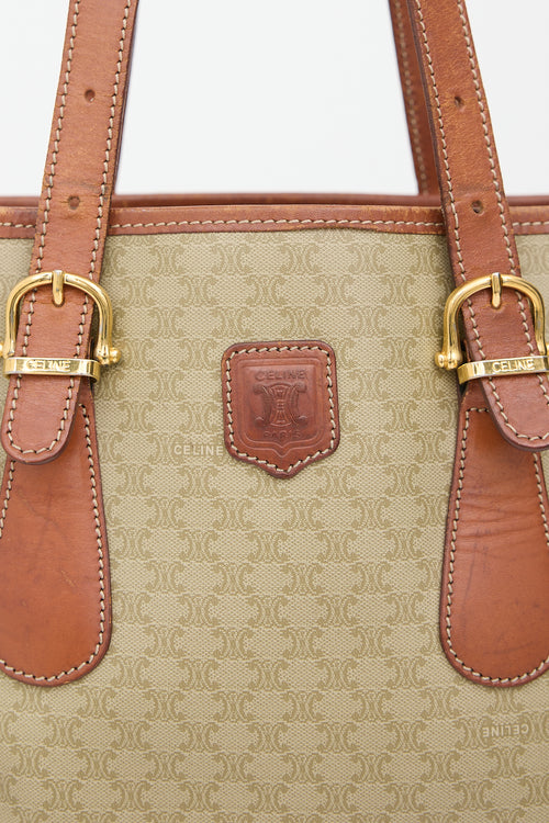 Celine Vintage Macadam Shoulder Bag