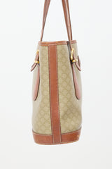 Celine Vintage Macadam Shoulder Bag