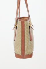 Celine Vintage Macadam Shoulder Bag