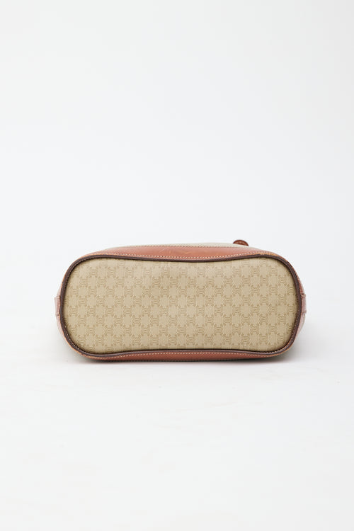 Celine Vintage Macadam Shoulder Bag