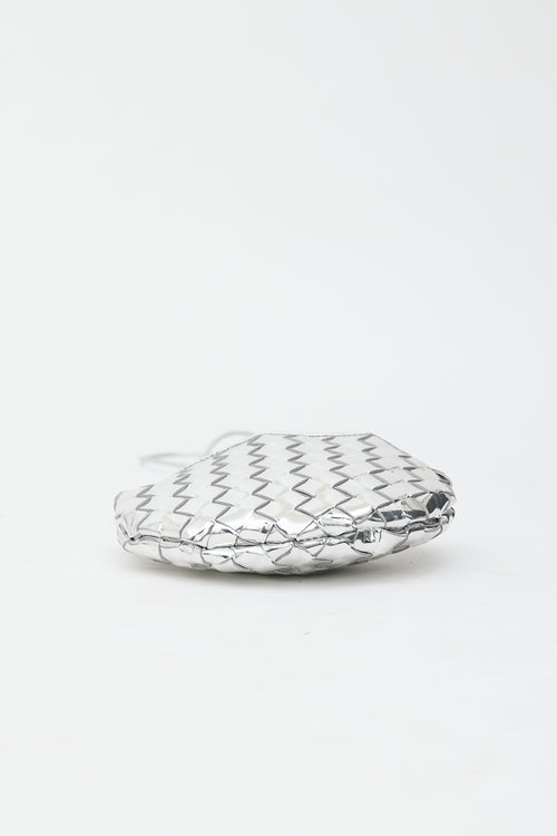 Bottega Veneta Metallic Patent Mini Sardine Bag