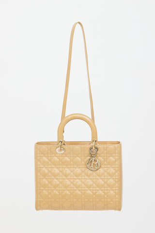 Dior 2011 Patent Large Lady Dior Bag