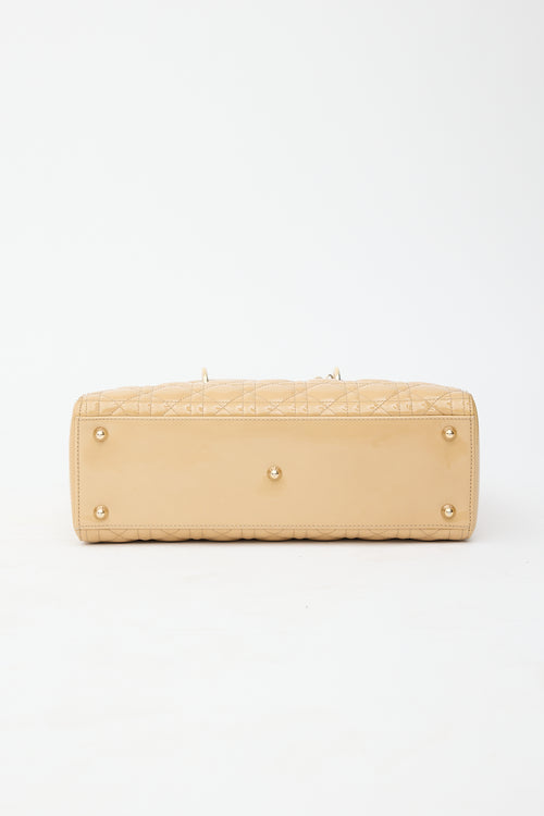 Dior 2011 Patent Large Lady Dior Bag