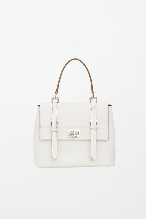 Prada Saffiano Leather Top Handle Bag