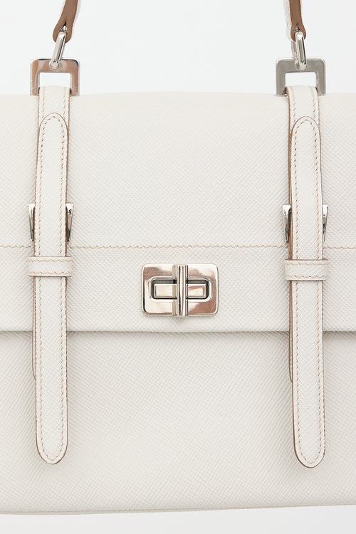 Prada Saffiano Leather Top Handle Bag