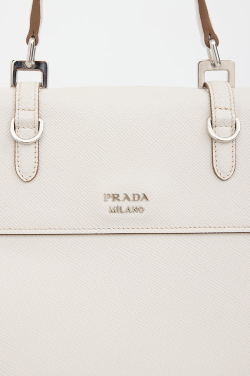 Prada Saffiano Leather Top Handle Bag