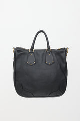 Prada Vitello Daino Logo Bag