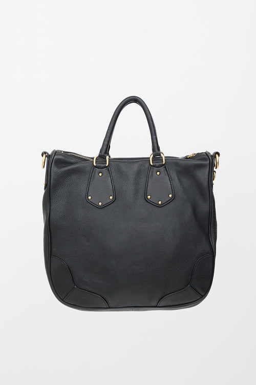 Prada Vitello Daino Logo Bag
