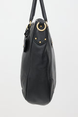 Prada Vitello Daino Logo Bag