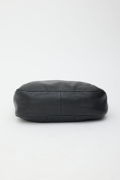 Prada Vitello Daino Logo Bag