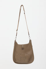 Hermès 2012 Etoupe Clemence Evelyne III PM Bag