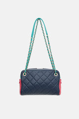 Chanel 2019 Tri Colour Leather In & Out Camera Bag