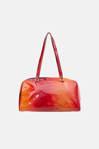 Dior 2000 Patent Ombré Boston Bag