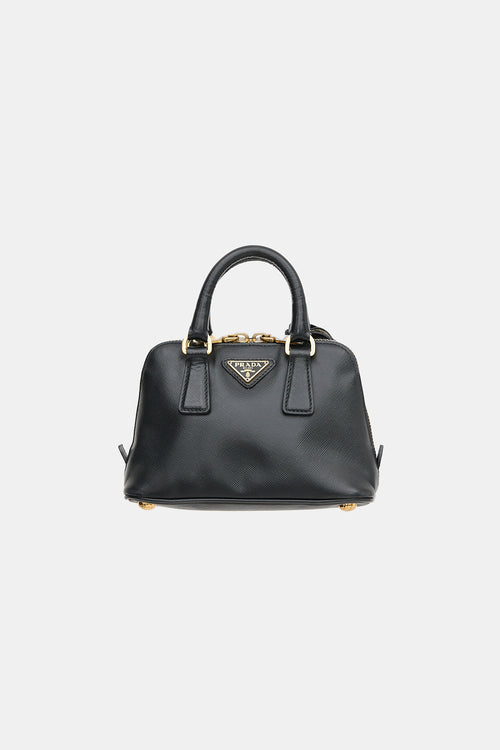 Prada Saffiano Leather Mini Promenade Bag