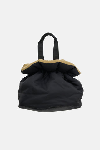 Yohji Yamamoto Padded Drawstring Tote Bag