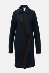 Issey Miyake 1998 Wool Asymmetrical Coat