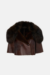 Prada 2011 Coated Shearling Jacket