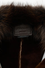 Prada 2011 Coated Shearling Jacket
