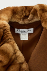 Dior FW 2001 Cashmere & Fur Jacket