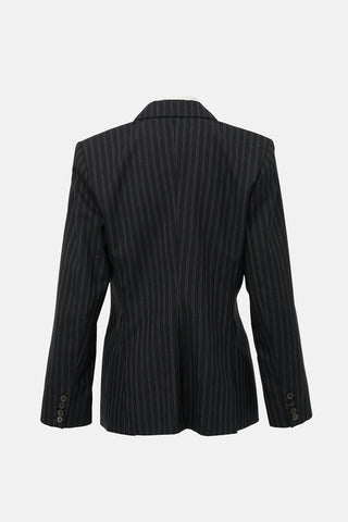 Saint Laurent 2002 Wool Pinstripe Blazer