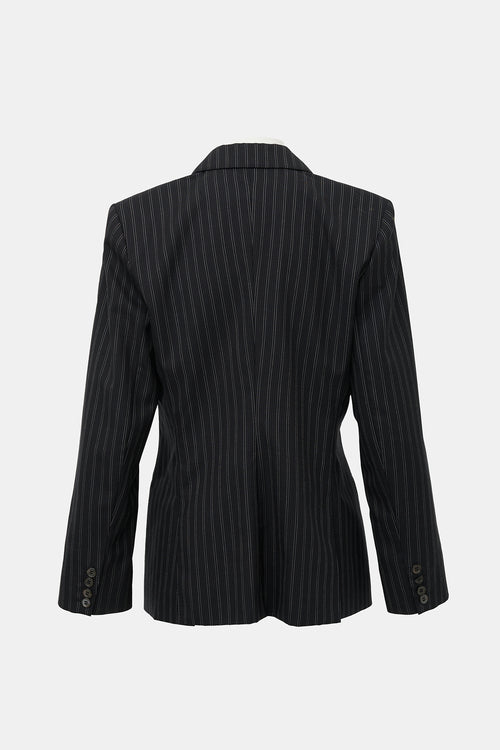 Saint Laurent 2002 Wool Pinstripe Blazer