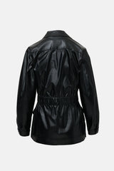 Saint Laurent Vintage Glossed Belted Jacket