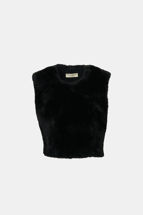 Vintage Faux Fur Top
