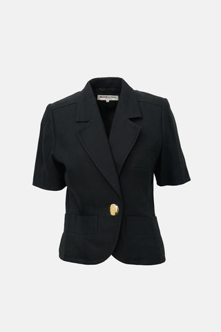 Saint Laurent Vintage Short Sleeve Blazer