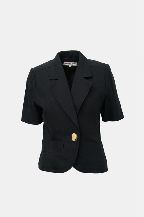 Saint Laurent Vintage Short Sleeve Blazer
