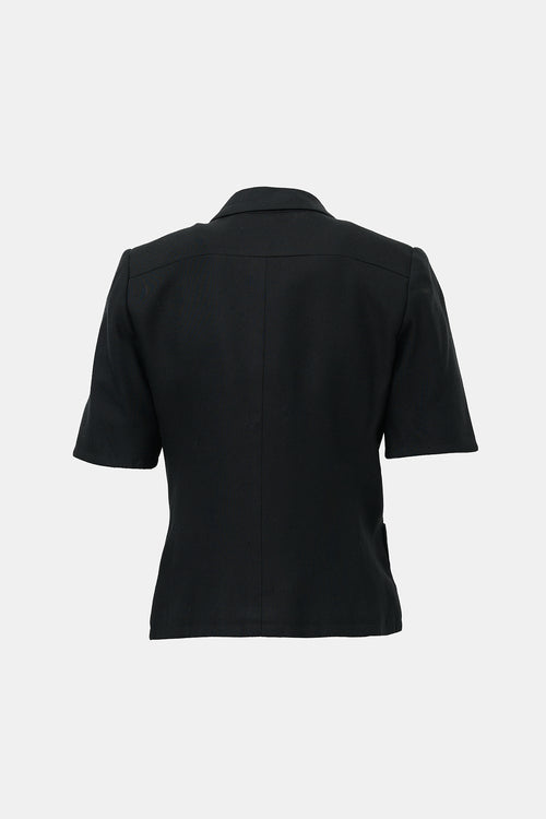 Saint Laurent Vintage Short Sleeve Blazer