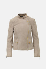 Gucci Vintage Suede Shearling Jacket