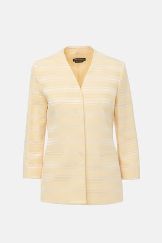 Armani 1997 Wool & Silk Striped Jacket