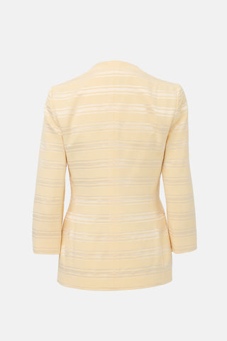Armani 1997 Wool & Silk Striped Jacket