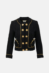Moschino Tweed Pouch Pocket Jacket