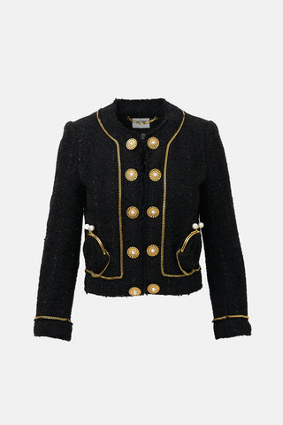 Moschino // Tweed Pouch Pocket Jacket – VSP Consignment