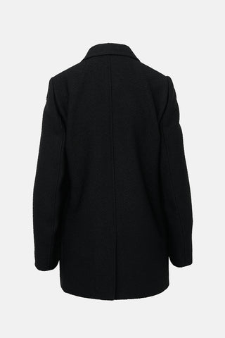 Celine Bouclé Double Breasted Coat
