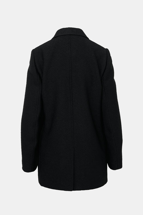 Celine Bouclé Double Breasted Coat