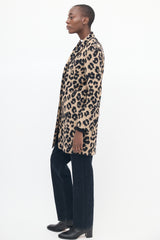 Harris Wharf London Brown & Black Printed Coat