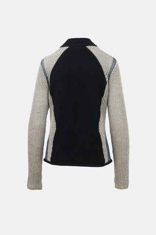 Helmut Lang Paneled Knit Sweater