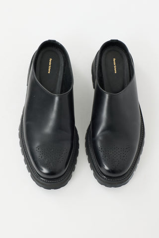 Hender Scheme Leather Commando Mule