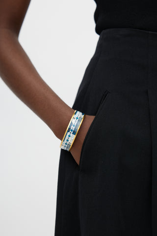 Hermès Enamel Astrologie Nouvelle Bangle
