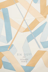 Hermès Silk En Duo 90 Scarf