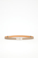 Hermès 2020 Étoupe Epsom Kelly 18 Belt